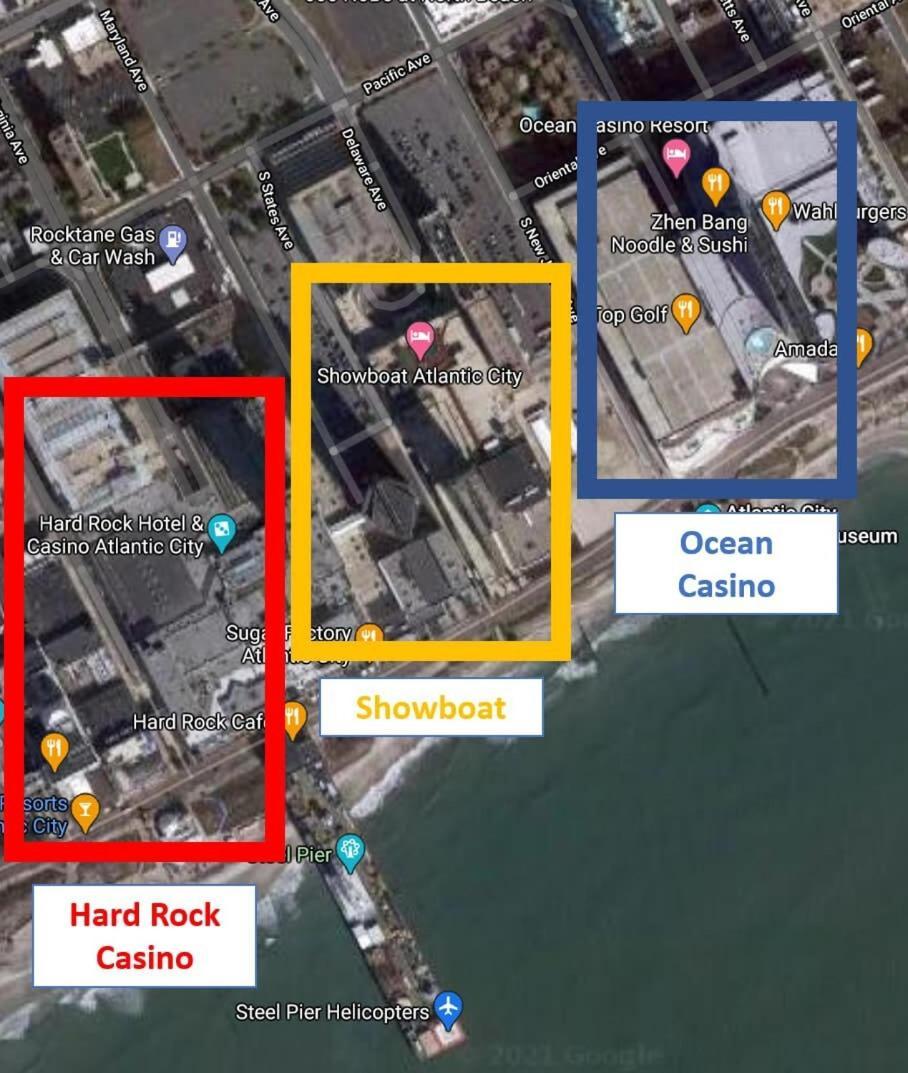 Huge Beachfront Condo Cozysuites At Showboat Atlantic Stadt Exterior foto